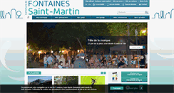 Desktop Screenshot of fontaines-saint-martin.fr